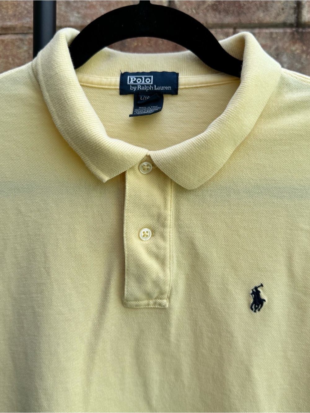 Polo Ralph Lauren Soft Yellow Classic Polo Shirt